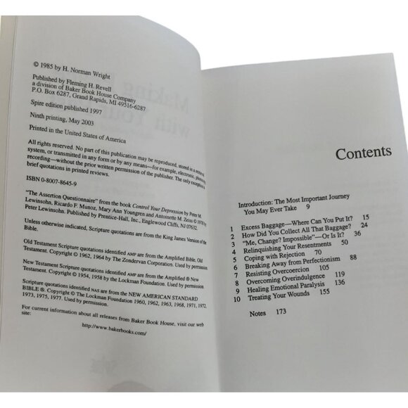 Making Peace With Your Past By H. Norman Wright Paperback - Picture 7 of 8